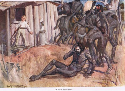 Un piccolo eroe bianco da George Washington Lambert